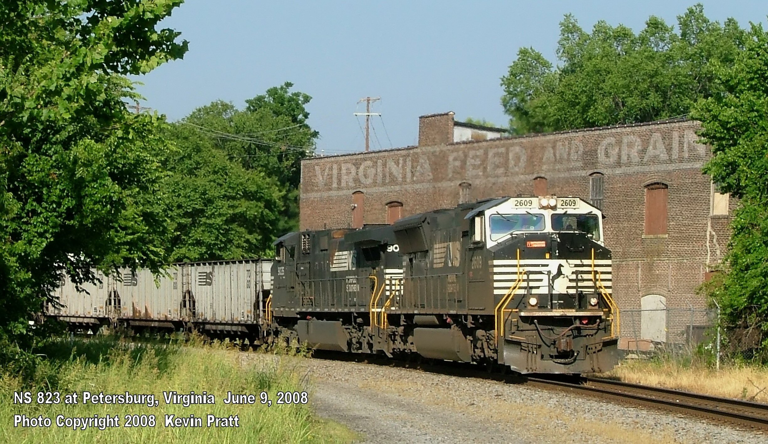 NS 823 at Petersburg, Virginia.