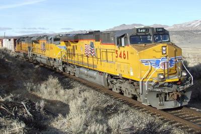 UP 5461 wp mp360.1 w-Doyle, Ca 02-25-2008 15-42 pst Dan Crew