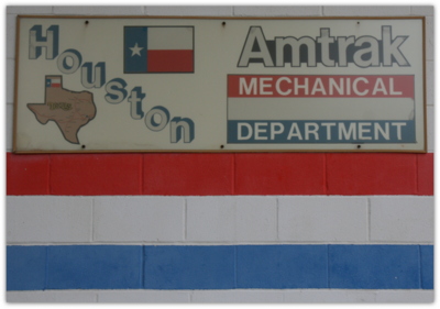 Houston Amtrak Sign